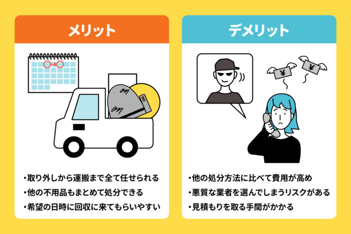 不用品回収業者に依頼する