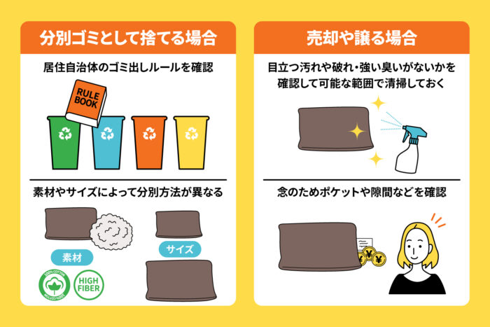 処分前に行うべきこと