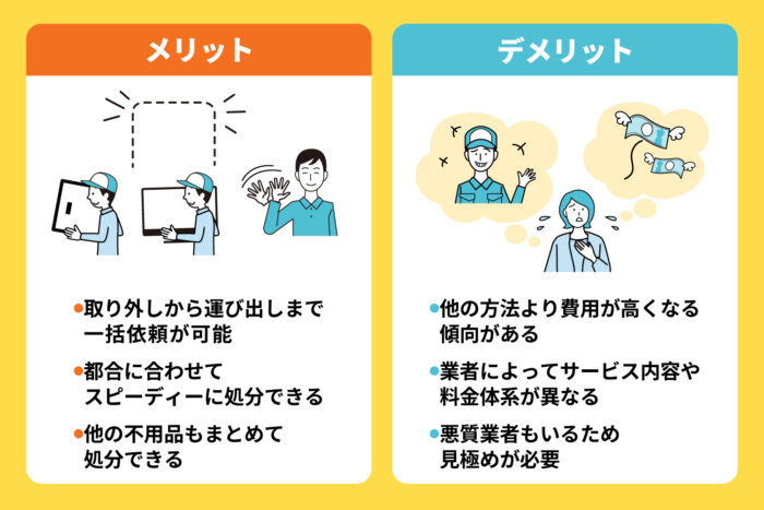 不用品回収業者に依頼する