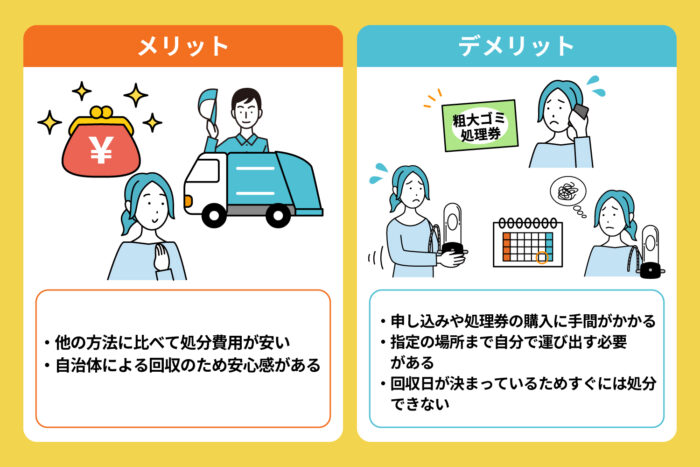 粗大ゴミとして回収してもらう
