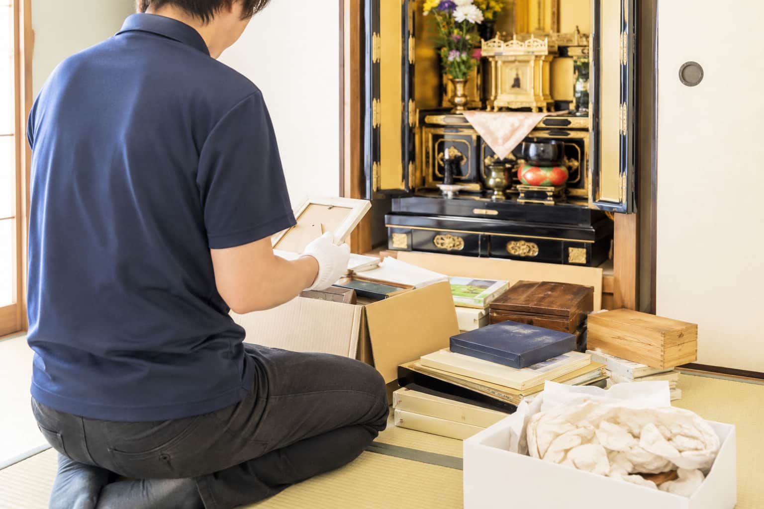 遺品整理業者に依頼できる主なサービスのイメージ